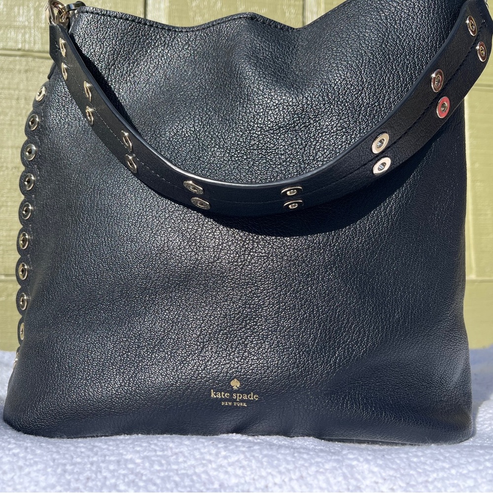 Kate Spade Black Leather Shoulder Bag